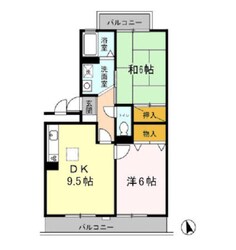 ハイカムールSTユアサの物件間取画像